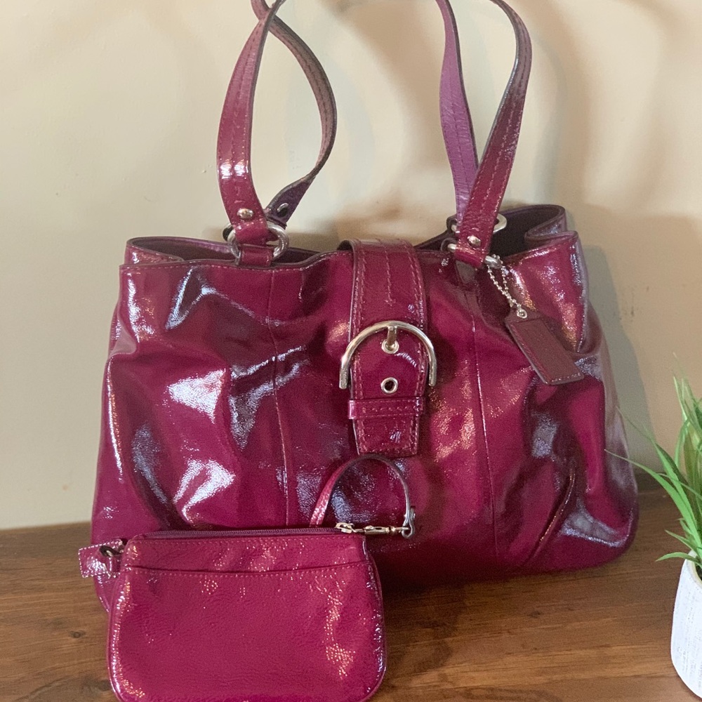 COACH Shoulder bag and small wristlet!